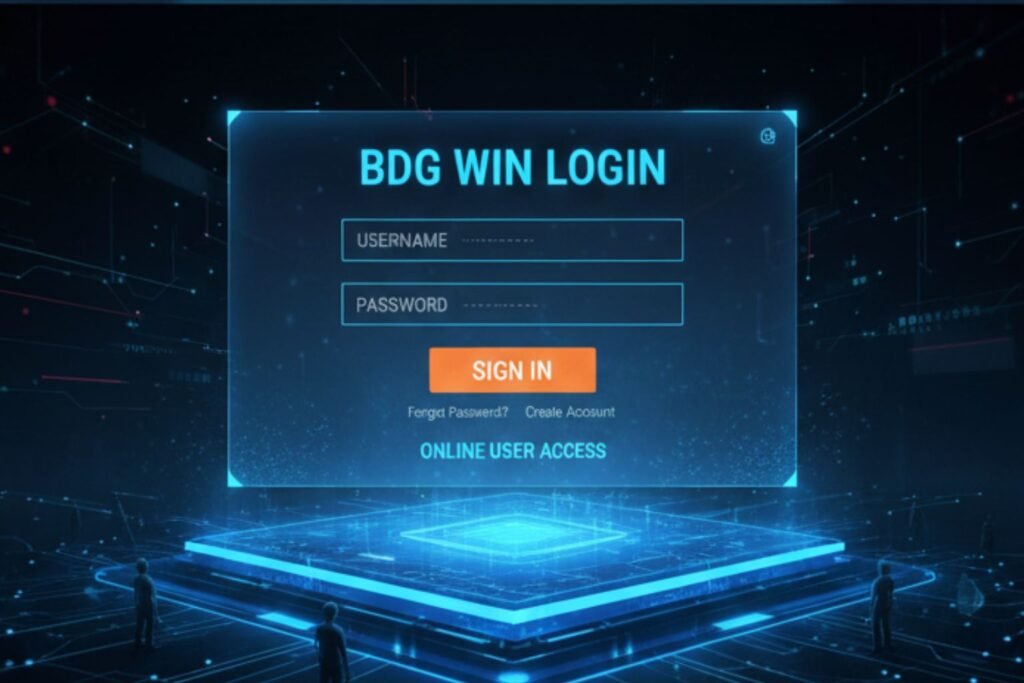 How does the BDG Win Login Page work for users